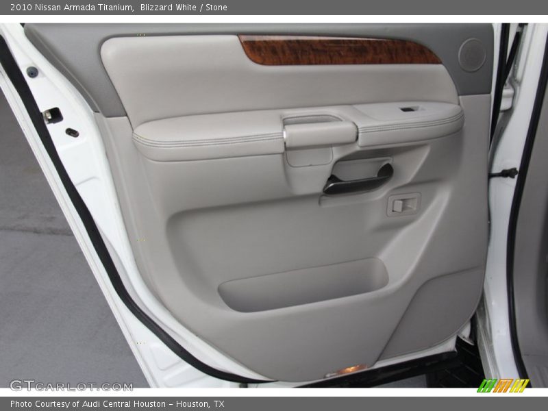 Blizzard White / Stone 2010 Nissan Armada Titanium