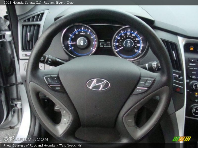 Radiant Silver / Gray 2013 Hyundai Sonata GLS