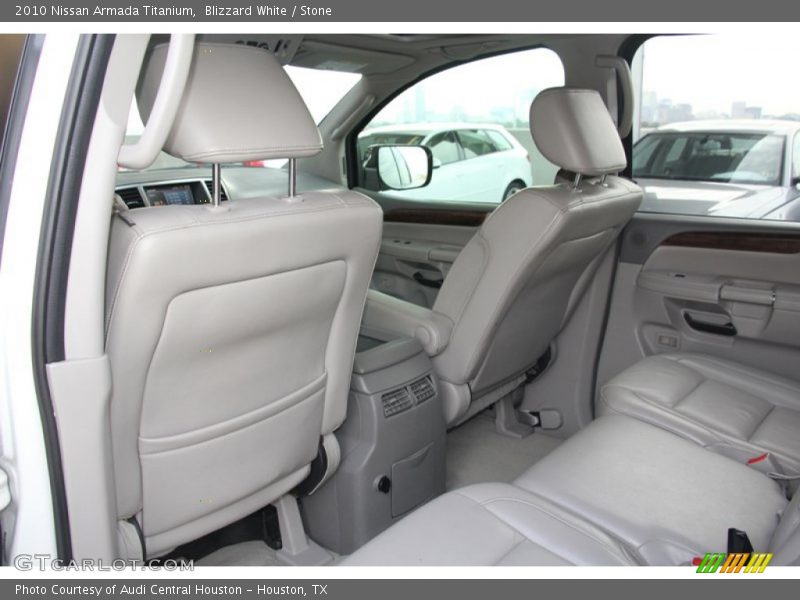 Blizzard White / Stone 2010 Nissan Armada Titanium
