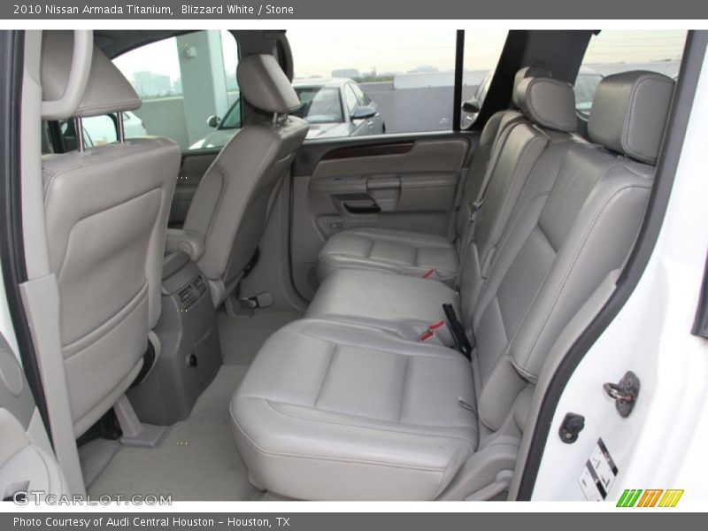Blizzard White / Stone 2010 Nissan Armada Titanium