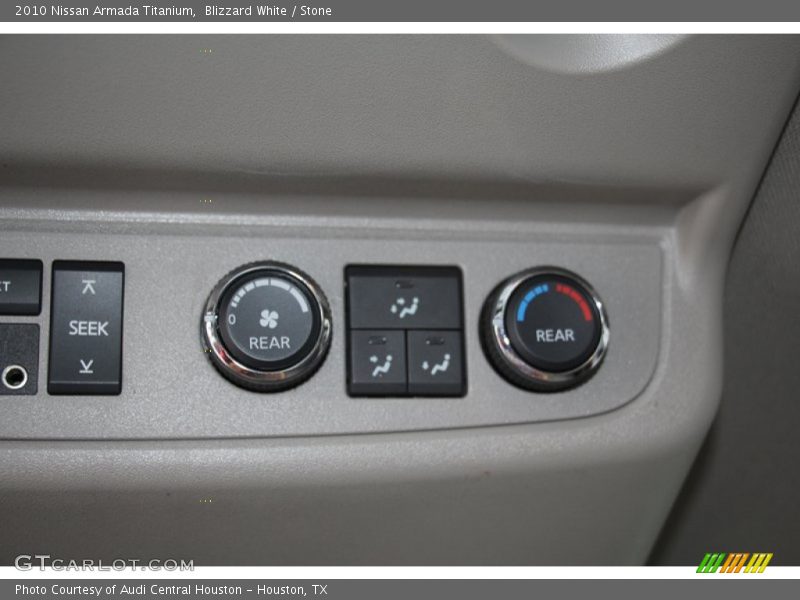 Blizzard White / Stone 2010 Nissan Armada Titanium