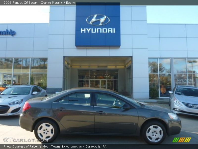 Granite Metallic / Ebony 2006 Pontiac G6 Sedan