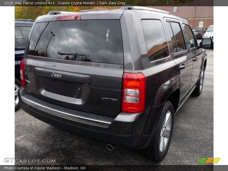 Granite Crystal Metallic / Dark Slate Gray 2015 Jeep Patriot Limited 4x4