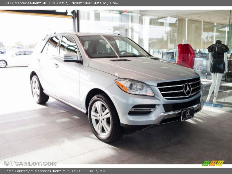 Iridium Silver Metallic / Grey 2014 Mercedes-Benz ML 350 4Matic