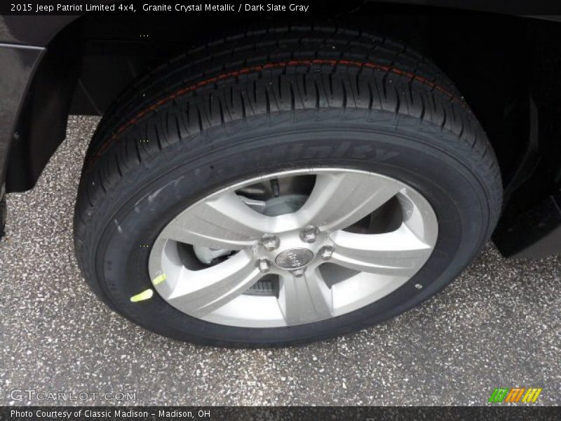 Granite Crystal Metallic / Dark Slate Gray 2015 Jeep Patriot Limited 4x4