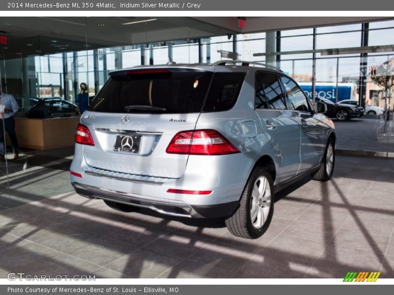 Iridium Silver Metallic / Grey 2014 Mercedes-Benz ML 350 4Matic