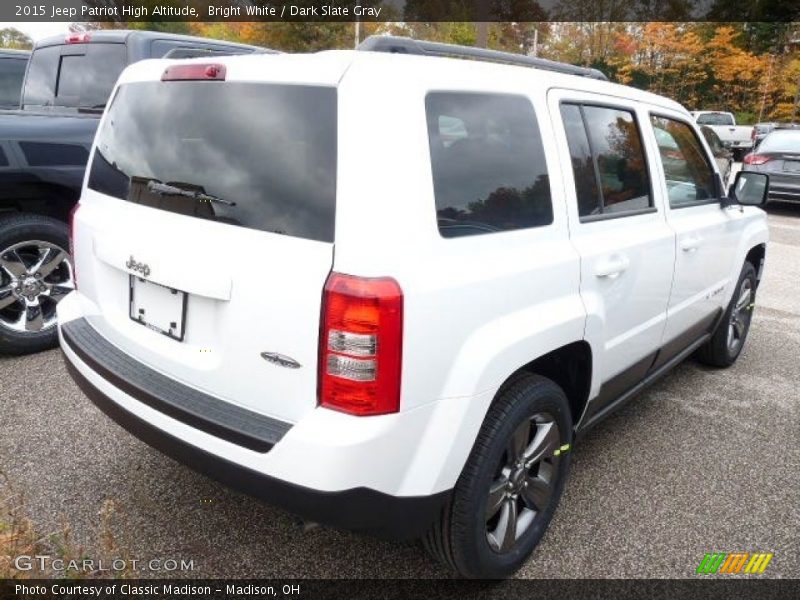 Bright White / Dark Slate Gray 2015 Jeep Patriot High Altitude