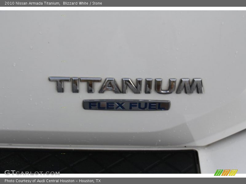Blizzard White / Stone 2010 Nissan Armada Titanium