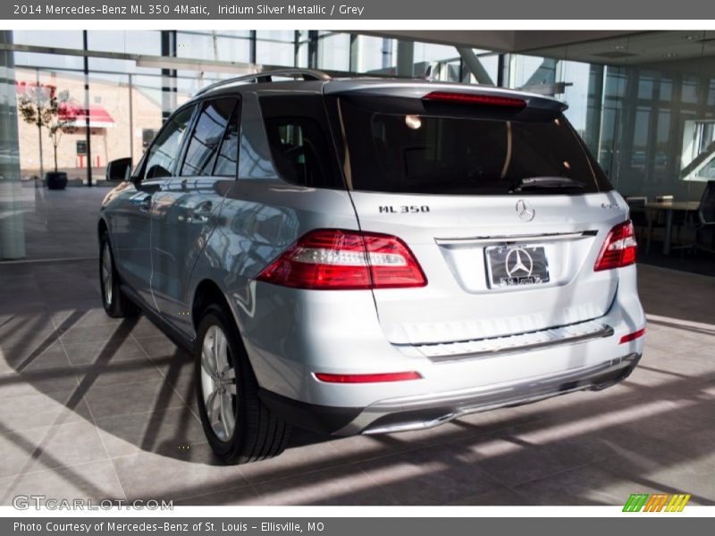 Iridium Silver Metallic / Grey 2014 Mercedes-Benz ML 350 4Matic