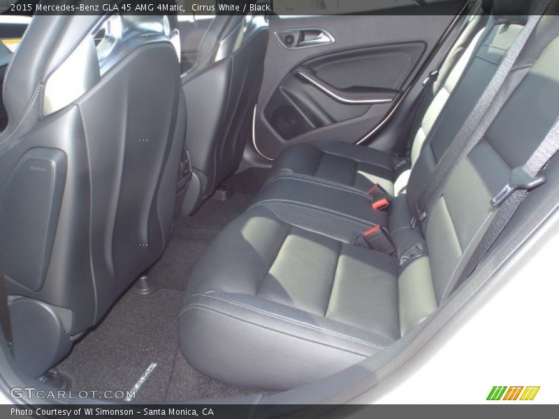 Rear Seat of 2015 GLA 45 AMG 4Matic