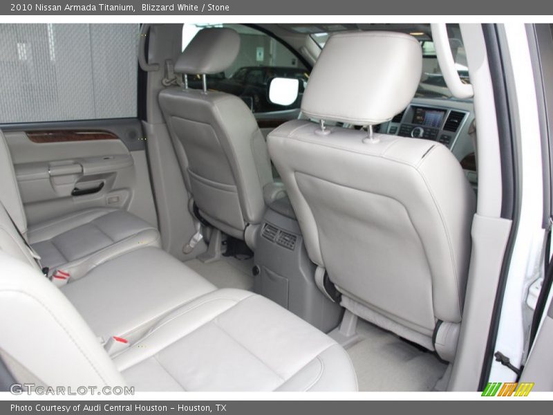 Blizzard White / Stone 2010 Nissan Armada Titanium