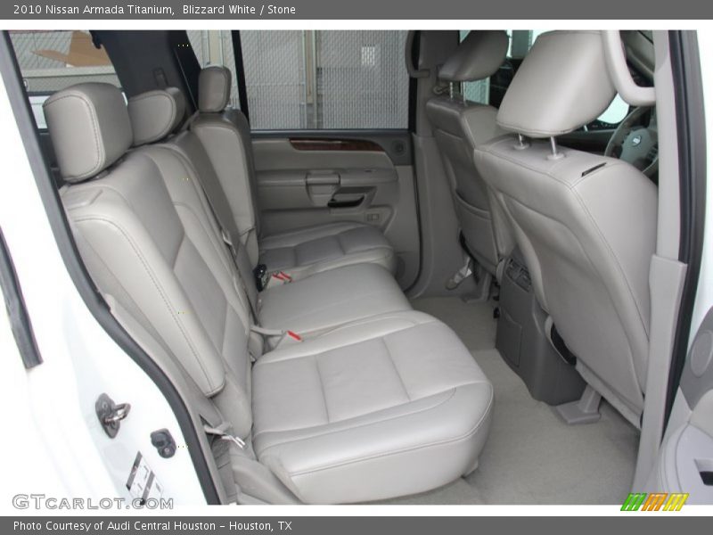 Blizzard White / Stone 2010 Nissan Armada Titanium