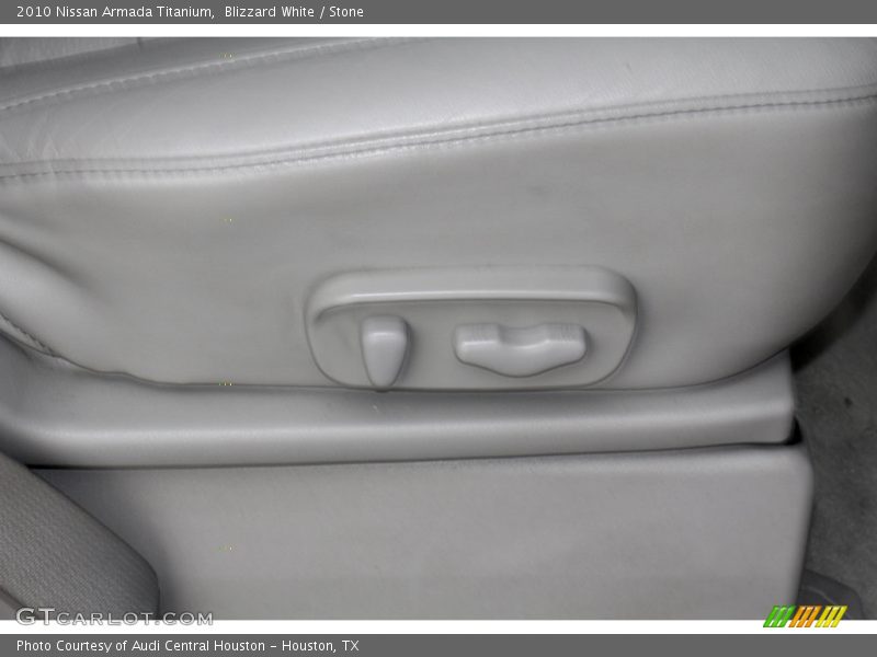 Blizzard White / Stone 2010 Nissan Armada Titanium