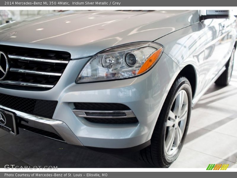 Iridium Silver Metallic / Grey 2014 Mercedes-Benz ML 350 4Matic