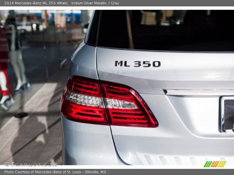Iridium Silver Metallic / Grey 2014 Mercedes-Benz ML 350 4Matic