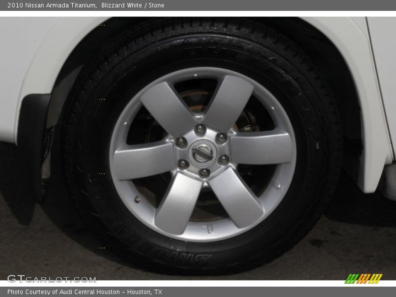 Blizzard White / Stone 2010 Nissan Armada Titanium