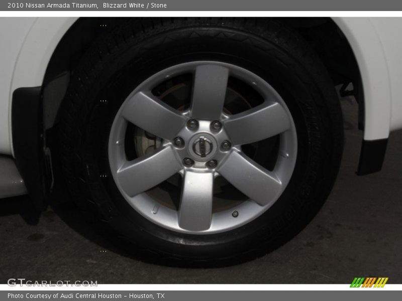 Blizzard White / Stone 2010 Nissan Armada Titanium