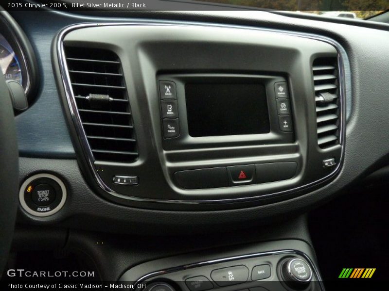 Billet Silver Metallic / Black 2015 Chrysler 200 S