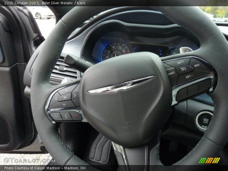 Billet Silver Metallic / Black 2015 Chrysler 200 S