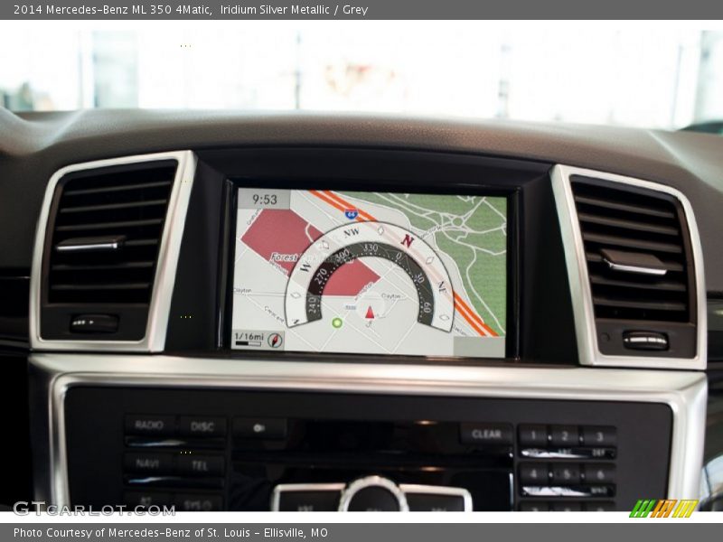 Iridium Silver Metallic / Grey 2014 Mercedes-Benz ML 350 4Matic