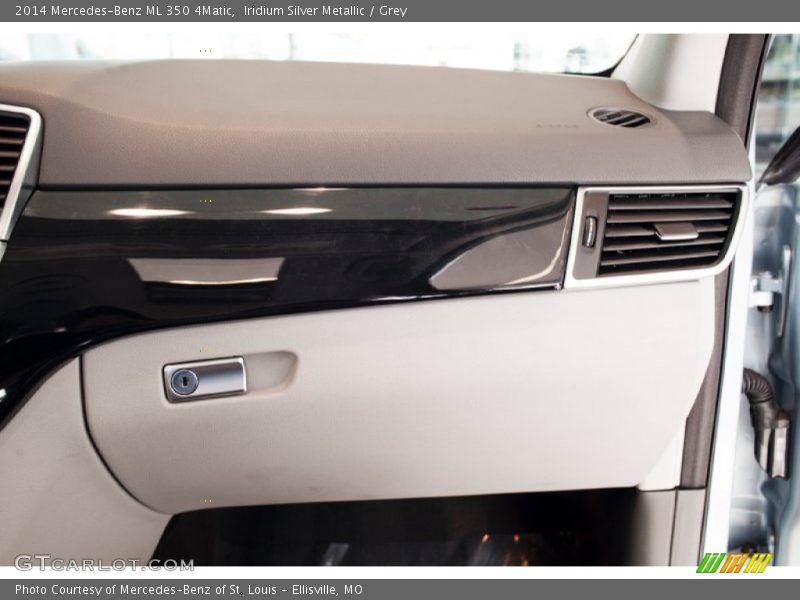 Iridium Silver Metallic / Grey 2014 Mercedes-Benz ML 350 4Matic