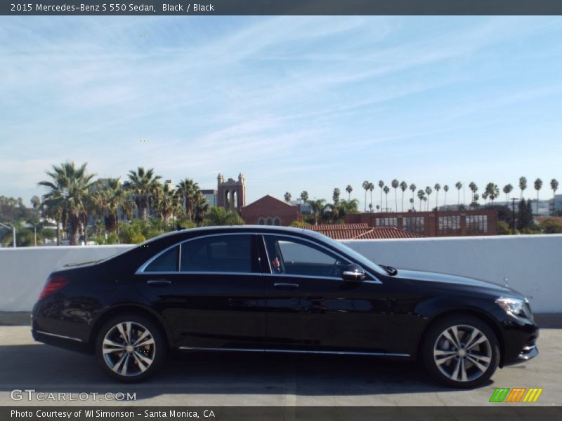 Black / Black 2015 Mercedes-Benz S 550 Sedan