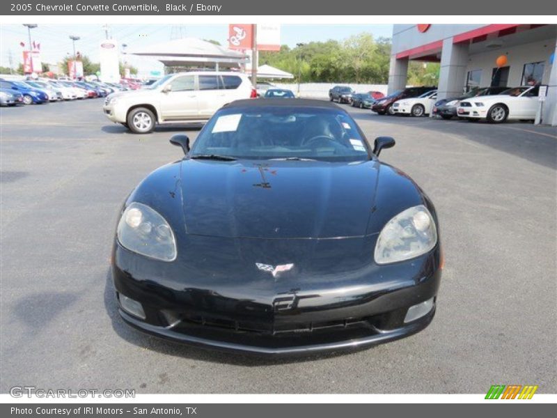 Black / Ebony 2005 Chevrolet Corvette Convertible