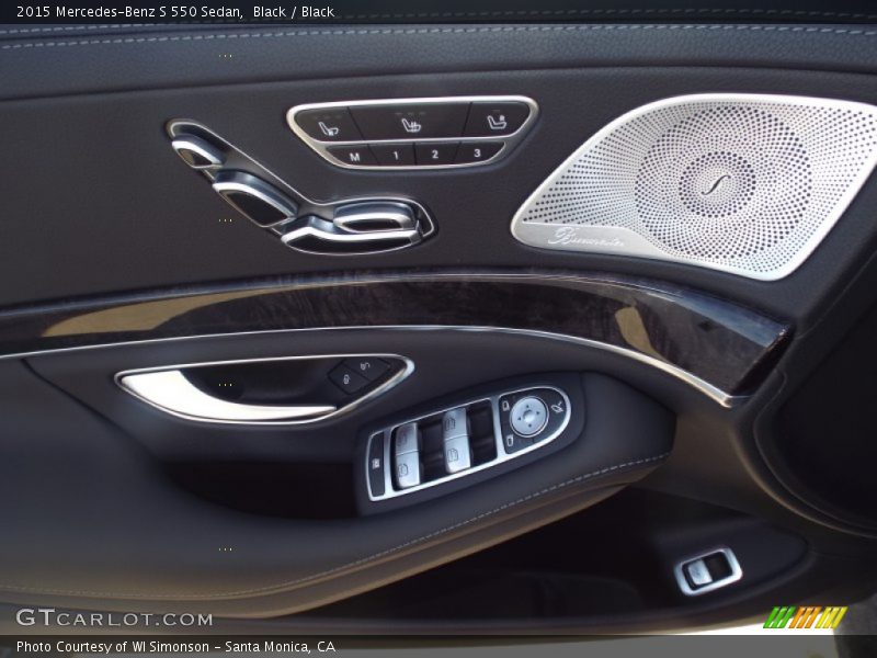 Black / Black 2015 Mercedes-Benz S 550 Sedan