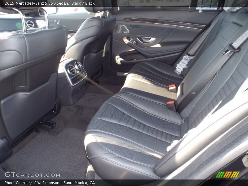 Black / Black 2015 Mercedes-Benz S 550 Sedan