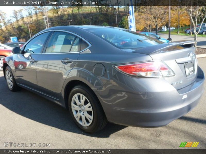 Comet Gray Mica / Black 2011 Mazda MAZDA6 i Sport Sedan