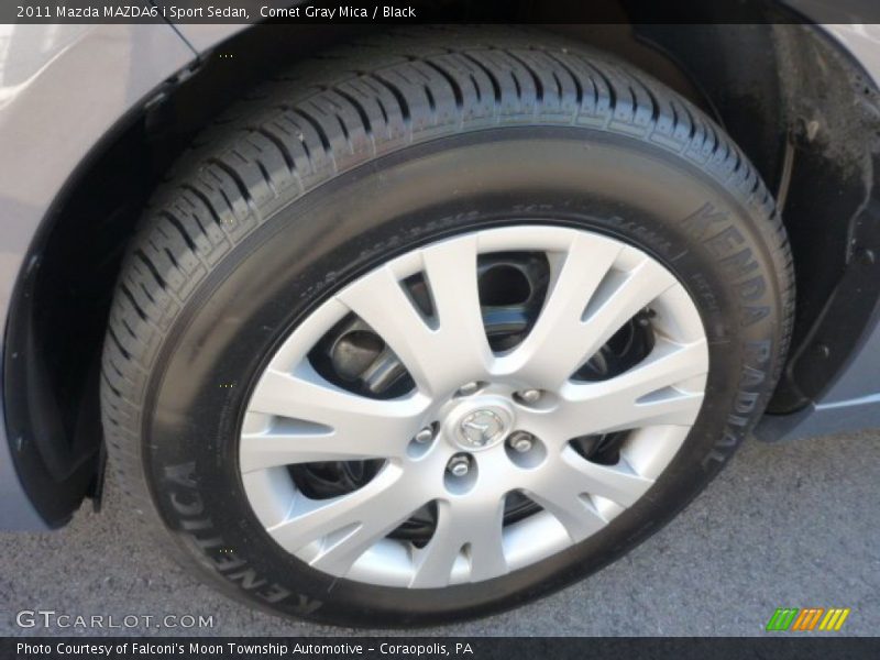 Comet Gray Mica / Black 2011 Mazda MAZDA6 i Sport Sedan