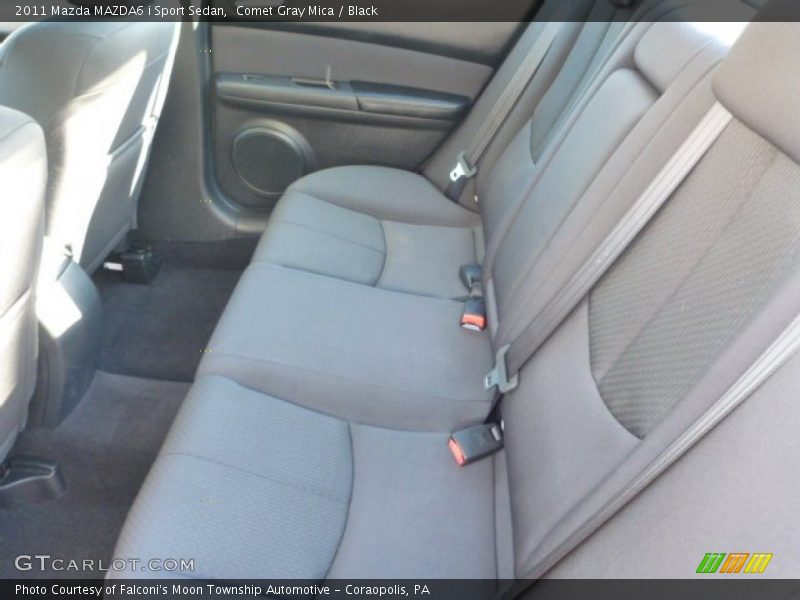 Comet Gray Mica / Black 2011 Mazda MAZDA6 i Sport Sedan