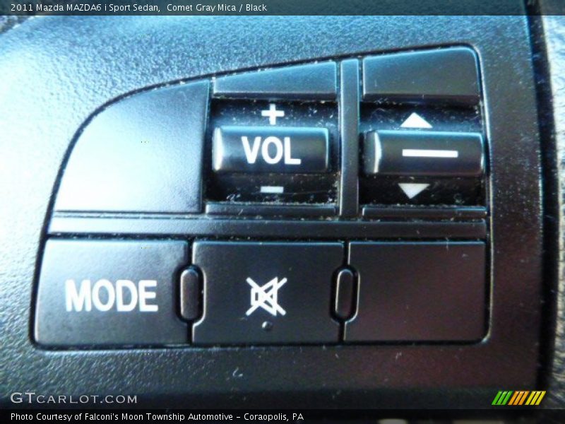 Comet Gray Mica / Black 2011 Mazda MAZDA6 i Sport Sedan