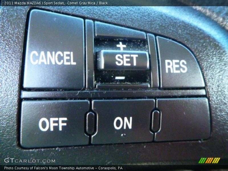 Comet Gray Mica / Black 2011 Mazda MAZDA6 i Sport Sedan