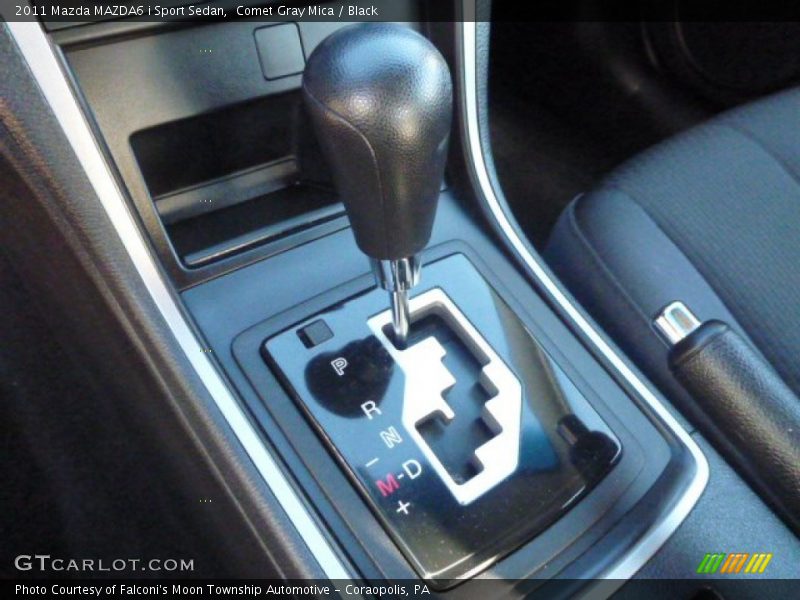 Comet Gray Mica / Black 2011 Mazda MAZDA6 i Sport Sedan