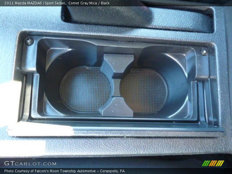 Comet Gray Mica / Black 2011 Mazda MAZDA6 i Sport Sedan