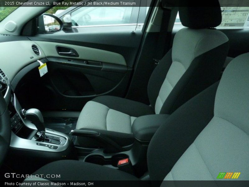 Blue Ray Metallic / Jet Black/Medium Titanium 2015 Chevrolet Cruze LS