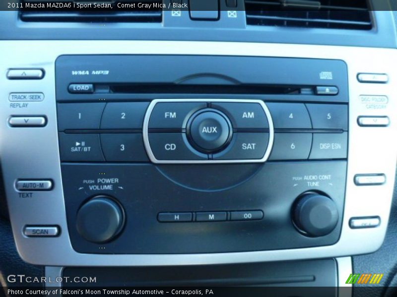 Comet Gray Mica / Black 2011 Mazda MAZDA6 i Sport Sedan