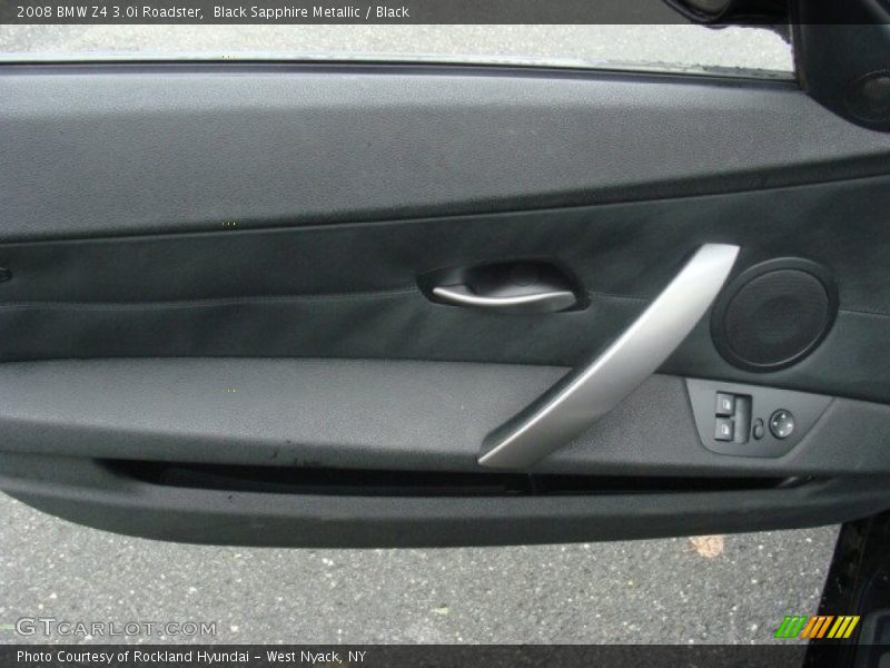 Black Sapphire Metallic / Black 2008 BMW Z4 3.0i Roadster