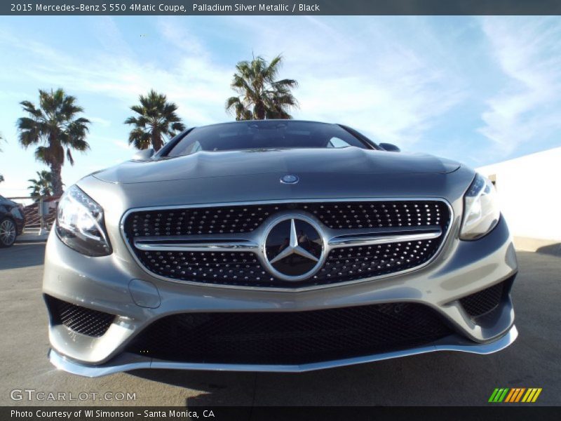 Palladium Silver Metallic / Black 2015 Mercedes-Benz S 550 4Matic Coupe