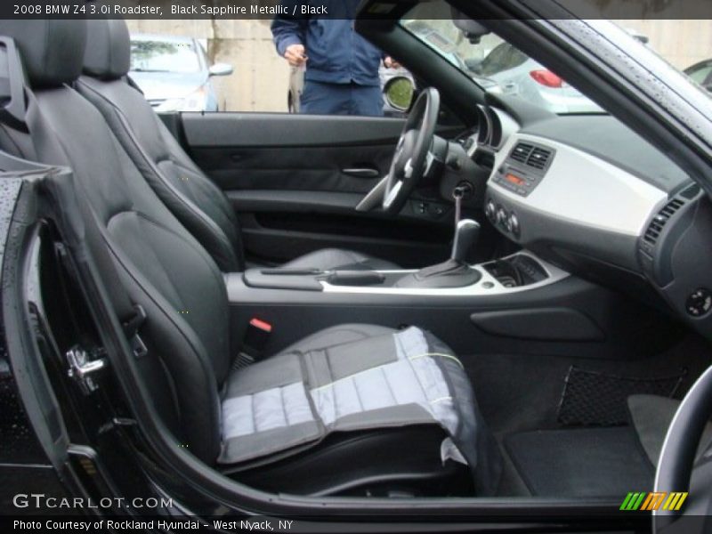 Black Sapphire Metallic / Black 2008 BMW Z4 3.0i Roadster