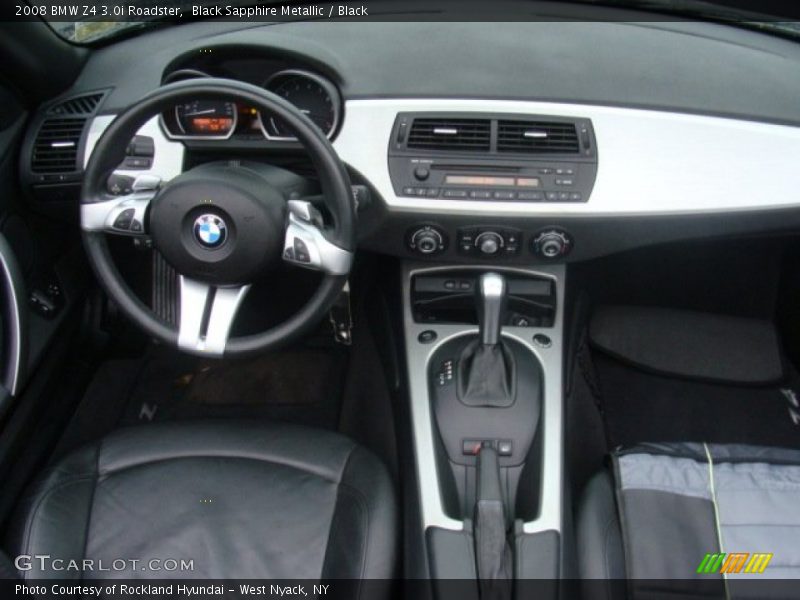 Black Sapphire Metallic / Black 2008 BMW Z4 3.0i Roadster