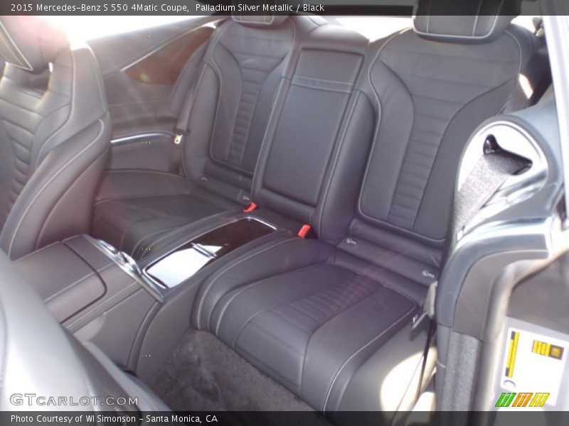 Palladium Silver Metallic / Black 2015 Mercedes-Benz S 550 4Matic Coupe