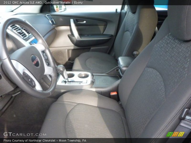 Quicksilver Metallic / Ebony 2012 GMC Acadia SLE AWD