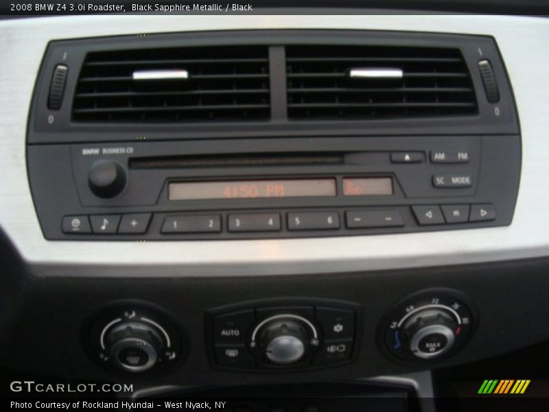 Black Sapphire Metallic / Black 2008 BMW Z4 3.0i Roadster