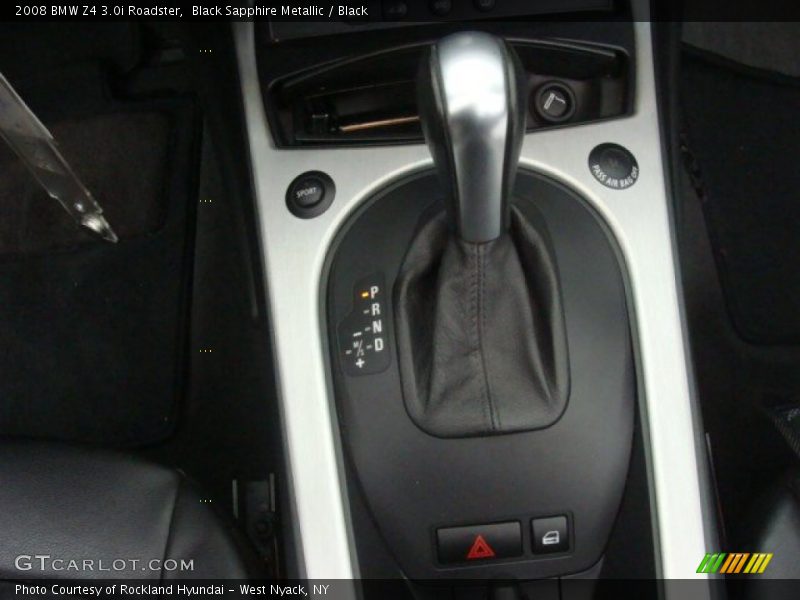 Black Sapphire Metallic / Black 2008 BMW Z4 3.0i Roadster