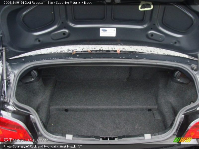 Black Sapphire Metallic / Black 2008 BMW Z4 3.0i Roadster