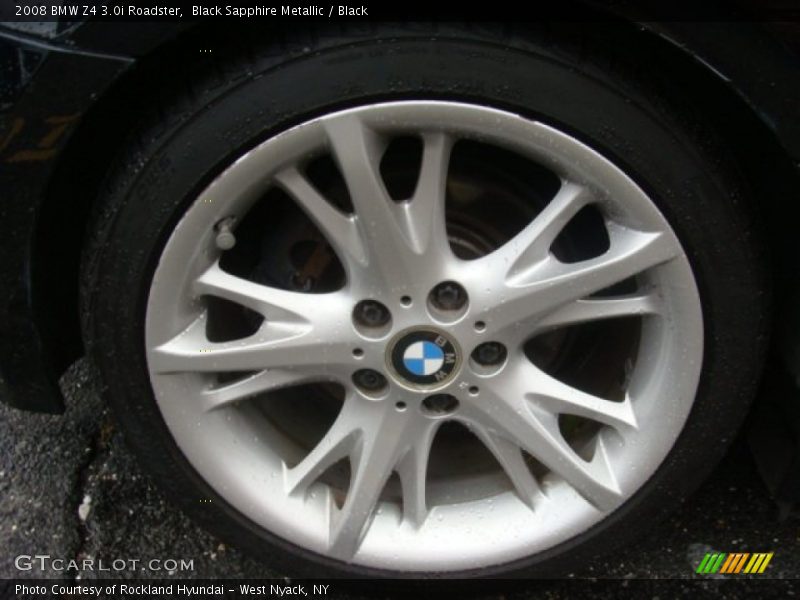 Black Sapphire Metallic / Black 2008 BMW Z4 3.0i Roadster