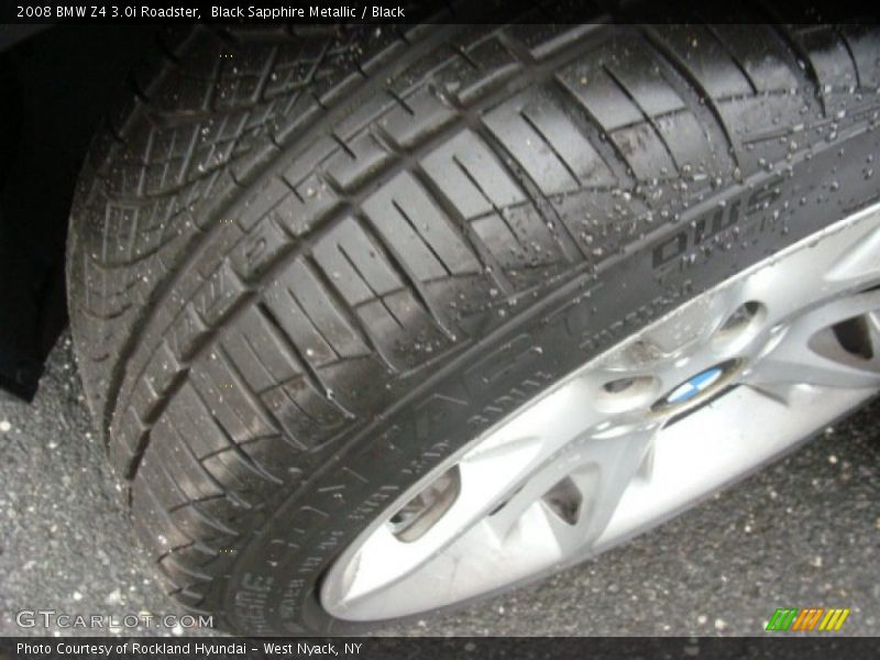 Black Sapphire Metallic / Black 2008 BMW Z4 3.0i Roadster