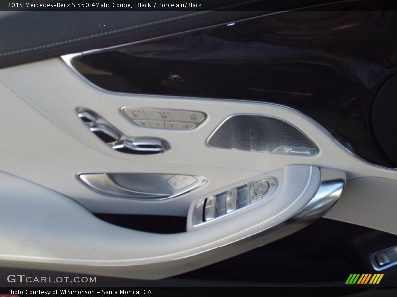 Black / Porcelain/Black 2015 Mercedes-Benz S 550 4Matic Coupe